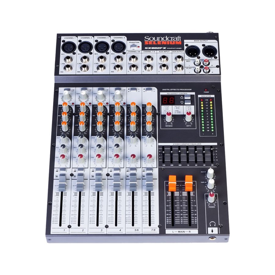 MESA DE SOM SOUNDCRAFT SX802FX — foto 1