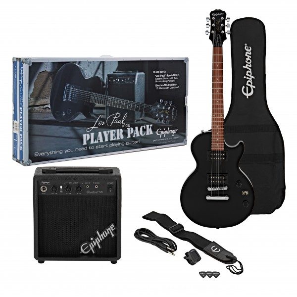 EPIPHONE PACK GUITARRA PLAYER EBONY — foto 1