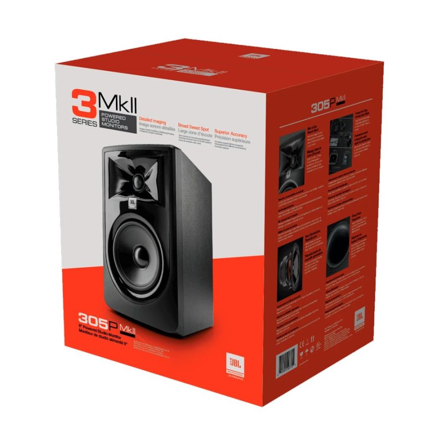 MONITOR DE ESTUDIO JBL 305P MKII - PAR — foto 1