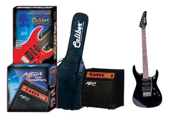 KIT DE GUITARRA MEGA/CALIBER GC-PACK-BK — foto 1