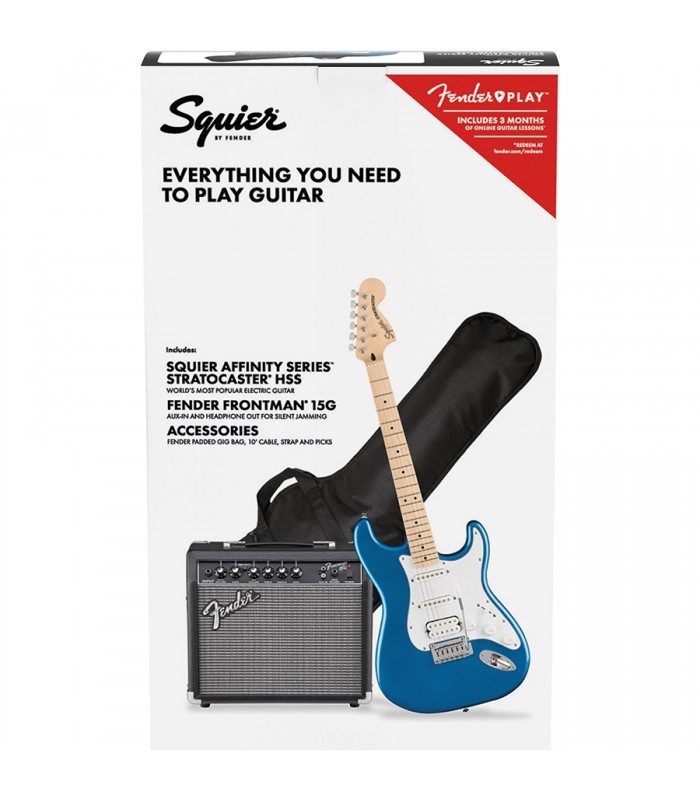 PACK GUITARRA FENDER AFINITY STRATO HSS MNLPB — foto 1