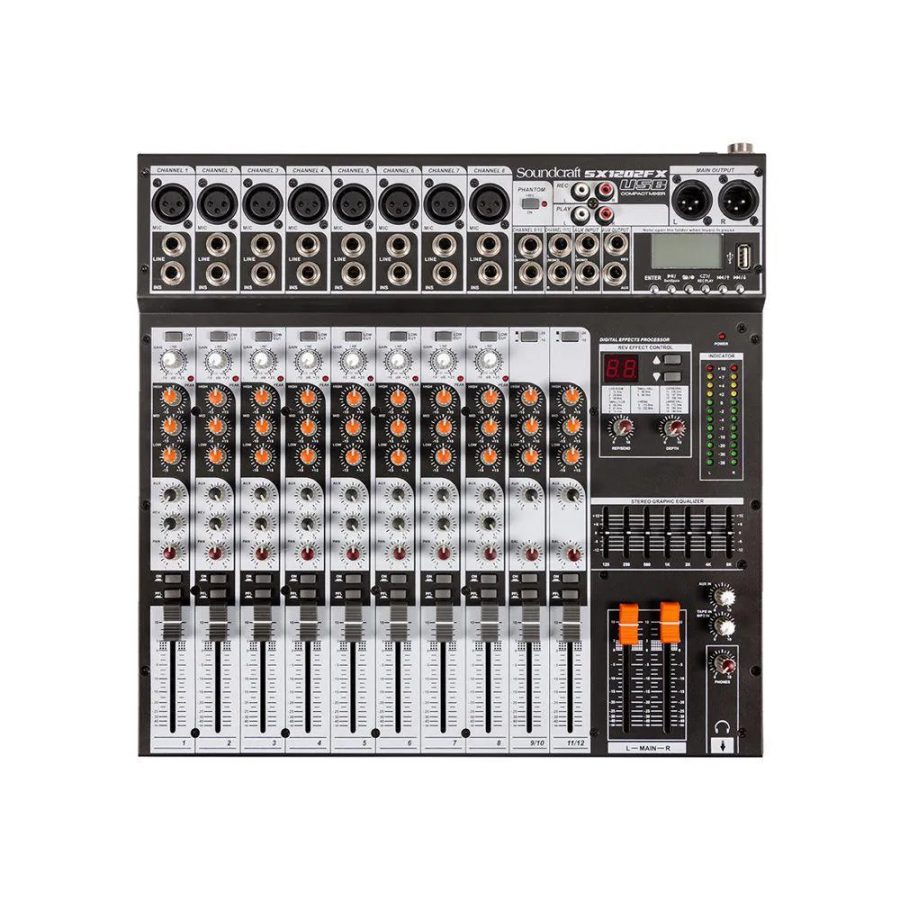 MESA DE SOM SOUNDCRAFT SX1202FX — foto 1