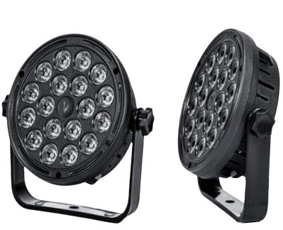 PAR LED MEKKA LIGHT VLST005 RGB MINI 18 LED 8W — foto 1