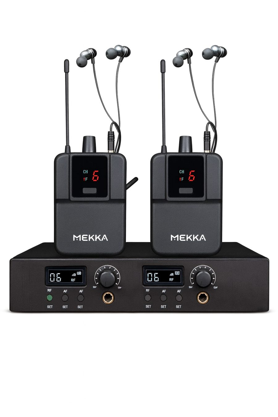SISTEMA MONITOR/IN-EAR S/ FIO MEKKA EM02 — foto 1
