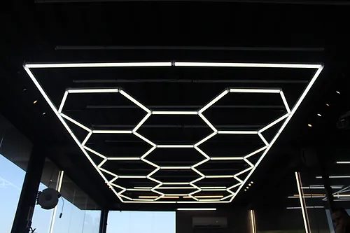 MEKKA LIGHT KIT COLMEIA HEXAGONAL RGB 14-CL C/ BORDA — foto 1