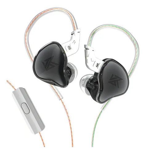 FONE RETORNO KZ EDC - BLACK - MIC — foto 1