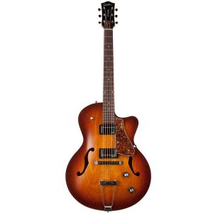 Godin 5TH Avenue CW Kingpin II HB Cognac Burst