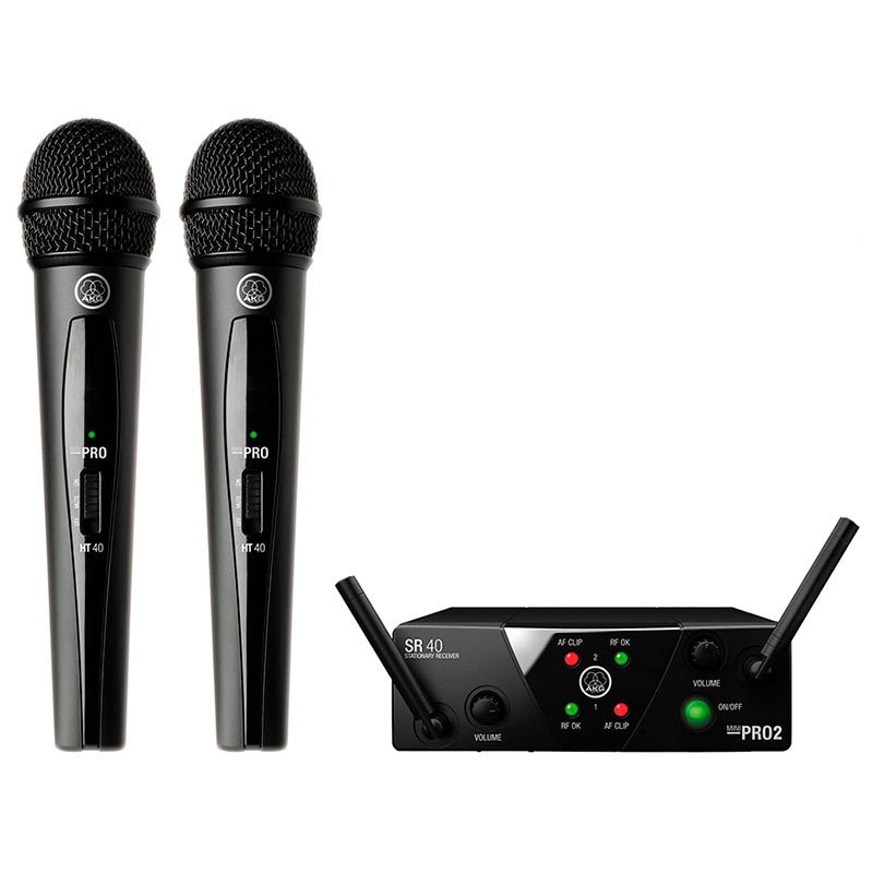 MICROFONE SEM FIO AKG WMS40PRO MINI 2 VOCAL — foto 1
