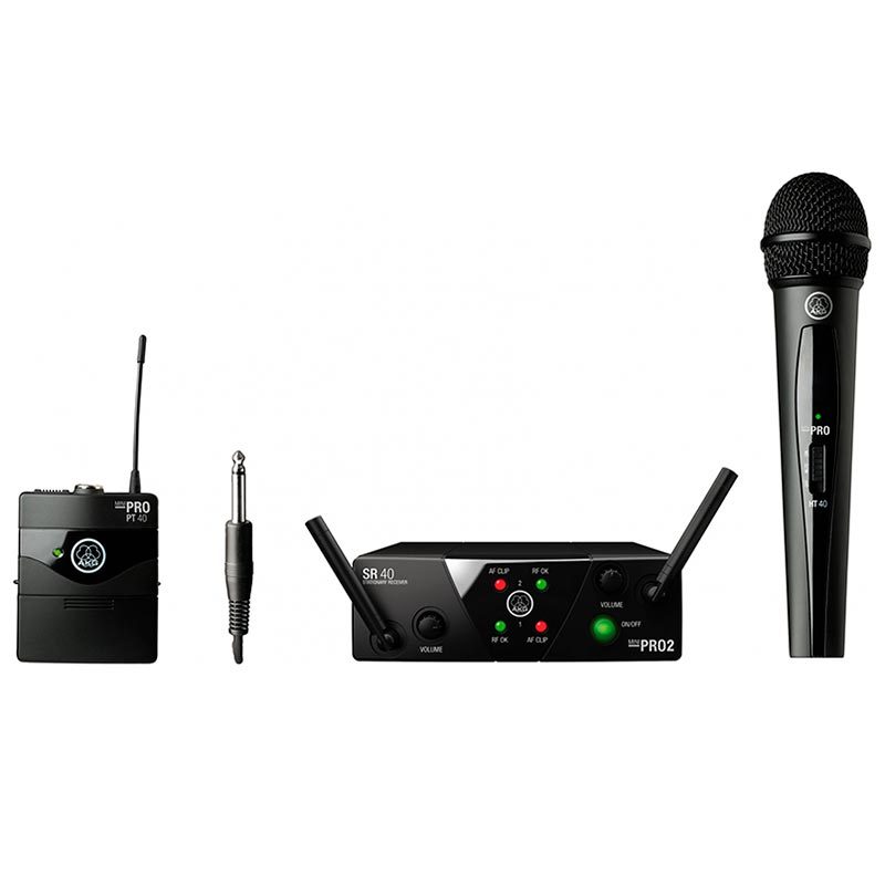 MICROFONE SEM FIO AKG WMS40PRO MINI2 VOCAL E INSTRUMENTO — foto 1