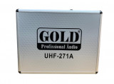 GOLD UHF- 271A MIC. DUPLO SEM FIO