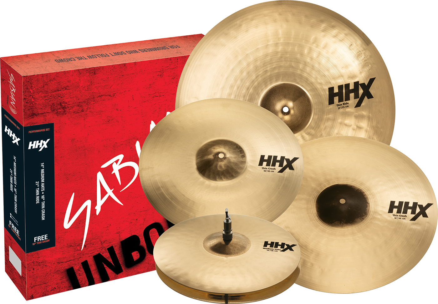 SABIAN KIT HHX BR. 15005XTMB